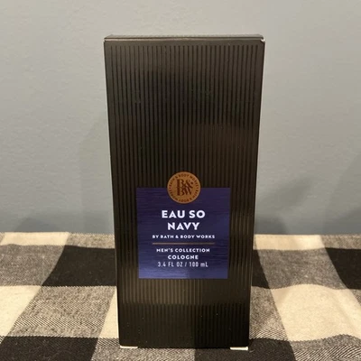 Bath & Body Works EAU SO NAVY Colección Hombre Colonia 3.4 FL OZ / 100 ml - NUEVO Foto 1 de 2