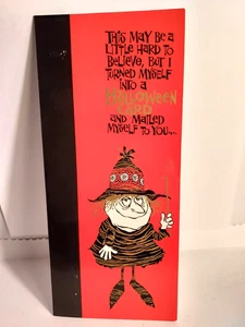Vintage Hallmark Greeting Card Halloween Unused NOS Funny Witch Spell 1970's... - Bild 1 von 3