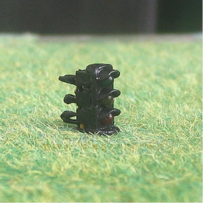 10 x N scale 1:160 model railroad LED made dwarf signals 3 aspects block G/Y/R - Image 1 of 4