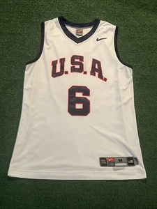 Lebron James Team Nike USA Basketball Olympics Basketball Jersey Size Medium - Picture 1 of 9