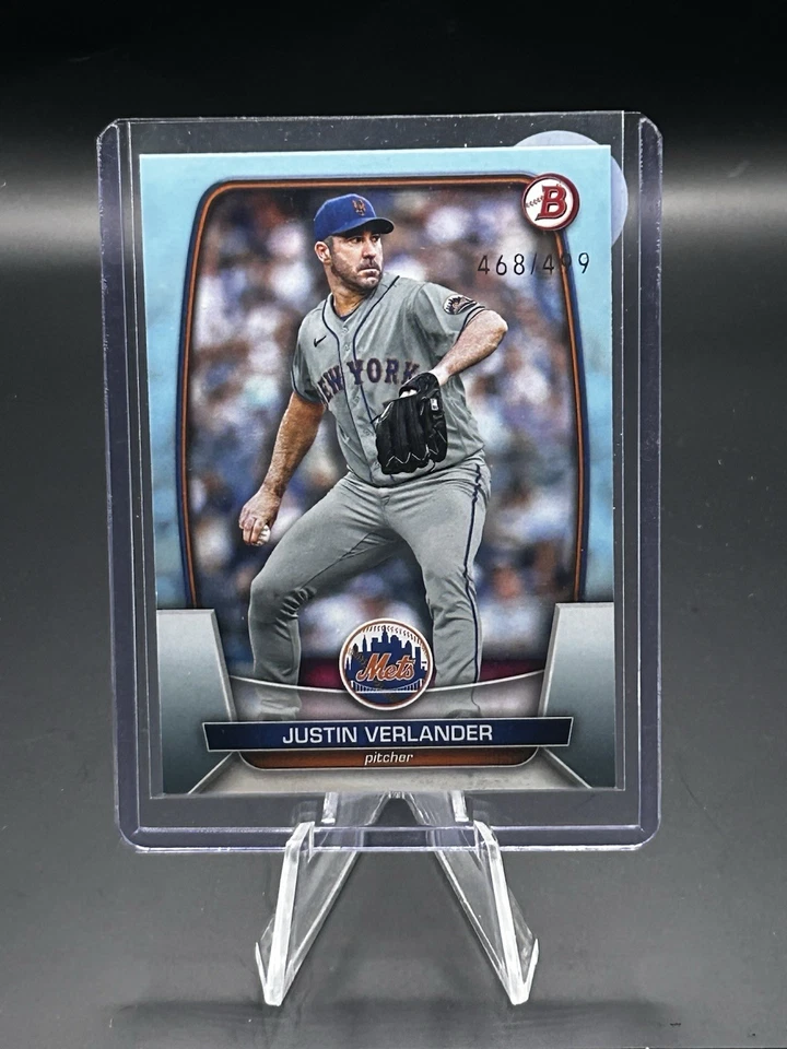 Papel Bowman Justin Verlander 64 Sky Blue 2023/499 | Gigantes de San Francisco Foto 1 de 1