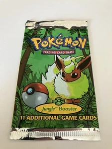 Pokemon Jungle Booster Pack Flareon Artwork - EMPTY WRAPPER - Zdjęcie 1 z 2