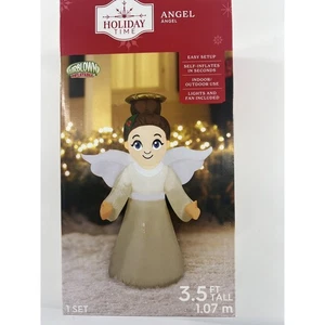 Holiday Time Airblown Inflatable Christmas Angel Halo Light Up 3.5 Feet Tall New - Picture 1 of 3
