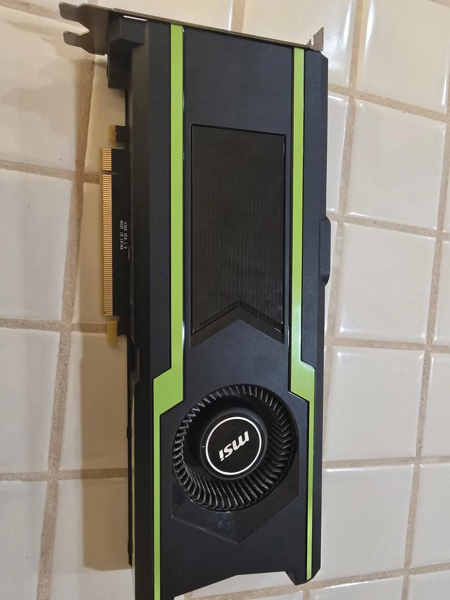 MSI NVIDIA GeForce GTX 1080 Ti 11 GB Memory Computer Graphics