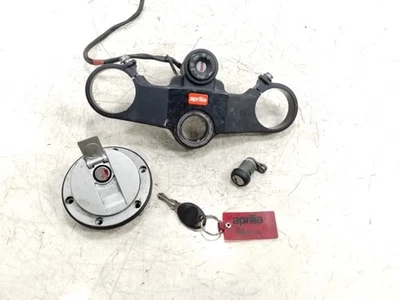 2003 Aprilia Falco SL1000 замок комплект зажигания переключатель замок газовая крышка и ключ верхний тройной - Изображение 1 из 4