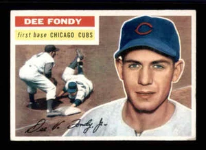 1956 Topps Dee Fondy #112 VG-VGEX White Back Baseball Card - Picture 1 of 2