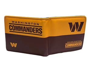 NFL Washington Commanders Printed Logo Bi-Fold Wallet - Picture 1 of 6