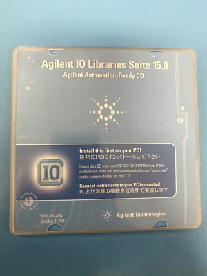 Agilent 10 Libraries Suite Version 15.0 Automation-Ready CD , October 1, 2007 - Image 1 of 3