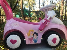 Disney pink princess ride on car for kids ages 1-5years old