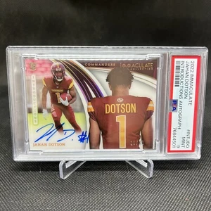 Immaculate Jahan Dotson Rookie Introductions 2022 automático/49 PSA 9 - Imagen 1 de 4