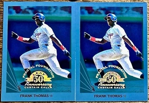 1998 Leaf Fractal Foundation, Chicago White Sox Foil /3999 Frank Thomas # 157 - Picture 1 of 2