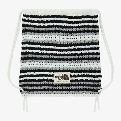 New THE NORTH FACE CROCHET DRAWSTRING BAG BLACK NN2PR19J TAKSE - Image 1 of 4