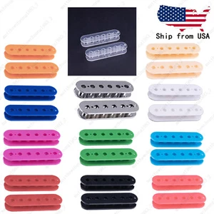 Pastilla de guitarra Humbucker Hágalo usted mismo 50/52 mm bobina Slug & Screw Side multicolores - Imagen 1 de 24