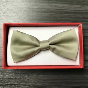 50+ Colors Clip on Strap w/Hook Wedding Bow-Tie for Toddler Baby Kids Boys Girls - Picture 1 of 62