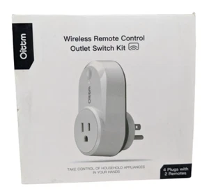 4 pack Wireless Remote Control Outlet Switch Kit - Strong RF - New - Value Pack - Picture 1 of 11