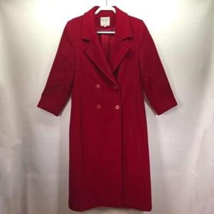 VTG Kristen Blake Wool Double Breasted Long Coat Women's 6 USA Heritage Classic - Picture 1 of 19