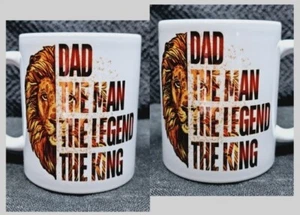Vatertag Tasse Geschenk Bester Papa der Mann die Legende GOLD Geburtstag Humor Lustig - Bild 1 von 3