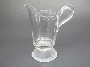 Gillinder Frosted Lion Base Eapg Creamer c1870's - Picture 1 of 3