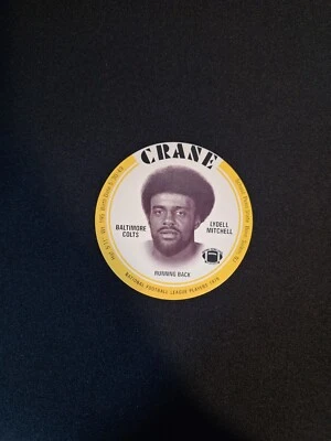 1976 MSA NFL Player Discs - Lydell Mitchell Crane Potato Chips - Baltimore Colts - Image 1 of 2