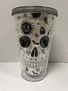 Totenkopf Tasse 3D Cool Gear Halloween Skelett Kunststoff BPA frei - Bild 1 von 12
