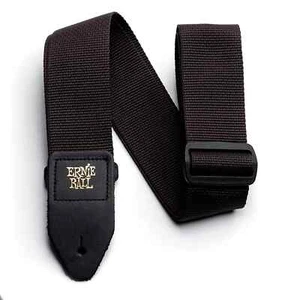 Brown Ernie Ball Guitar Strap / Bass Strap 4052 Polypro W-Leather Ends 2'' Wide - Picture 1 of 6