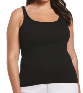 Rafaella Ella Size 1X Black sleeveless tank, Perfect to layer NWT - Picture 1 of 5