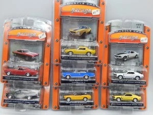 Greenlight Muscle Car Garage SERIES CHEVERLET AND MUSTANG 1 LOT OF 8 (RTC301) - Picture 1 of 5