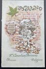 World War 1 Christmas/New Years Card for 4th Canadian Div. in France & Belgium
