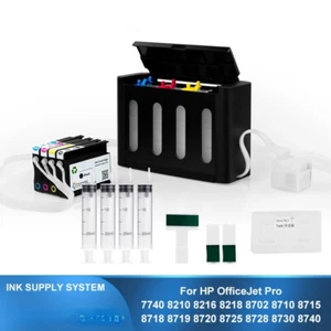 Do HP955 955XL CISS do HP Officejet Pro 7740 8210 8710 8720 8730 8740 - Zdjęcie 1 z 5
