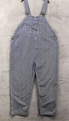 Mono Key Imperial Para Hombres 52x32 Azul Denim Baberos Hickory Rayas Ingeniero Utilitario Foto 1 de 4