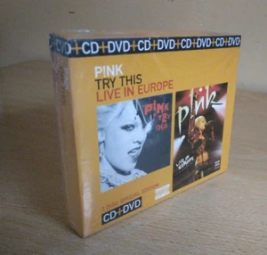 P!NK – Try This/ Live In Europe 2008 EU Box Set CD Limited Edition SIGILLATO - Bild 1 von 4