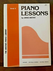 Piano Lessons - Level 4 - by James Bastien - Picture 1 of 4