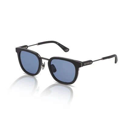 Gafas De Sol Police Para Hombre Prince 3 SPLF19 0703 Negro Mate/Azul - Imagen 1 de 2
