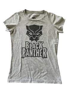 T-shirt Marvel Black Panther grigia di Mighty Fine (Junior's Small) - Foto 1 di 8