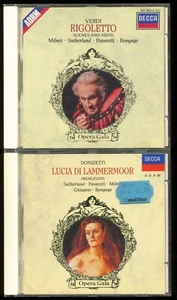 2 x OPERN-Gala-CDs★VERDI•RIGOLETTO + DONIZETTI•LUCIA DI LAMMERMOOR★DECCA★NEUWTG. - Bild 1 von 7