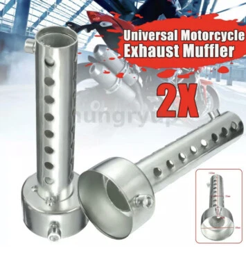 48 Millimetri Tubo Silenziatore Db Killer Misura 48mm Lungo Silenzia Moto 2 Pezz - Immagine 1 di 2