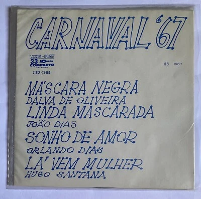 CARNAVAL ´67, FEAT, JOAO DIAS, HUGO SANTANA, 1967 BRAZILIAN 7¨ EP, SAMBA - Image 1 of 4