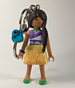Playmobil Modern Jungle woman Keychain - 10 - Picture 1 of 4