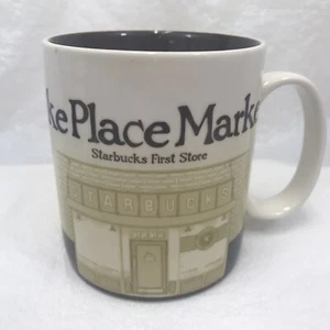 Taza de café Starbucks 16 oz Pike Place Market First Store Global Icon Series 2012 - Imagen 1 de 7