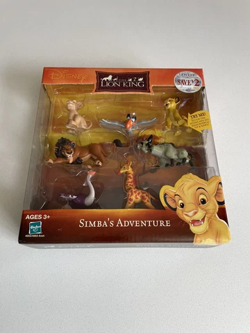Vintage 2002 Lion King Simba's Adventure 7 Figure Set Brand New in Box RARE Cover