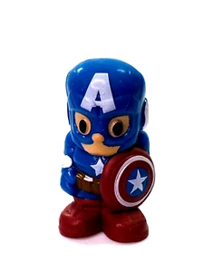 Marvel Ooshies Series 1 Captain America 1.5" Figure Cake Pencil Topper - Picture 1 of 4