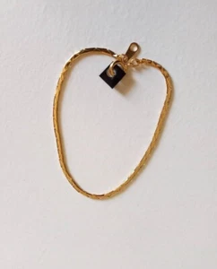 BRACELET EN MÉTAL DORÉ PLAQUÉ OR - Imagen 1 de 9