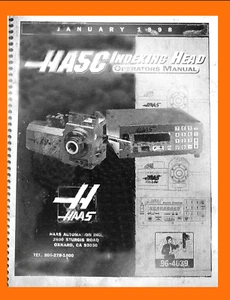 HA5C HAAS Indexing Operations and Programming Manual  1998 - Picture 1 of 3