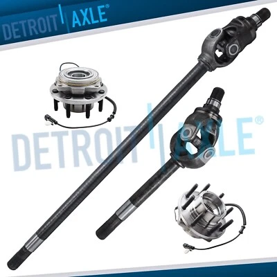 Front Wheel Bearing & U-Joint Axle Shafts for 2011-2014 F-250 F-350 SRW Dana 60 - Изображение 1 из 4