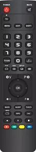 R/Control for BenQ Projector Model: MS502 ,MS504 ,MS506 ,MS510 ,MS513P ,MS514H - Bild 1 von 5