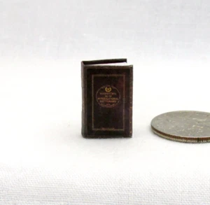 1:24 Scale WEBSTER'S DICTIONARY Miniature Scale Illustrated Book 1/2" Scale Book - Picture 1 of 8