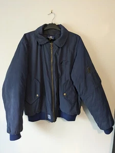 Vintage Formel 1 Bomberjacke Herren Large Blau FIA F1 World Championship 1987 - Bild 1 von 15