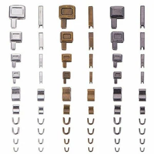 12pcs Nickel Metal Zipper Repairing Closed-end Repair Kit 3-Color 3#5#8#10# New - Bild 1 von 9