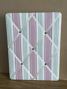Keepsake Board Pins & Ribbons Décor Padded Memory Photo 12"x16" - Picture 1 of 7