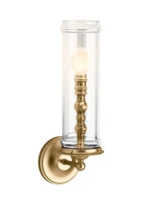 KOHLER K-22545-SC01-BGL Damask 15" Tall 1 Light Wall Sconce  Modern Brushed Gold - Image 1 of 4
